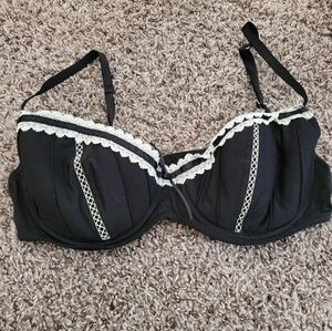 Candies Black bra 36C